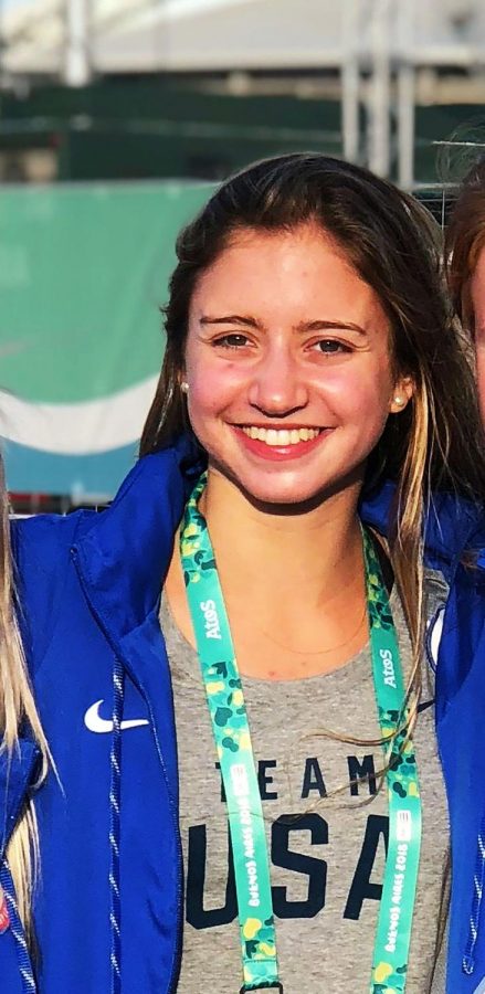 Kate Douglass represented Team USA in Argentina.