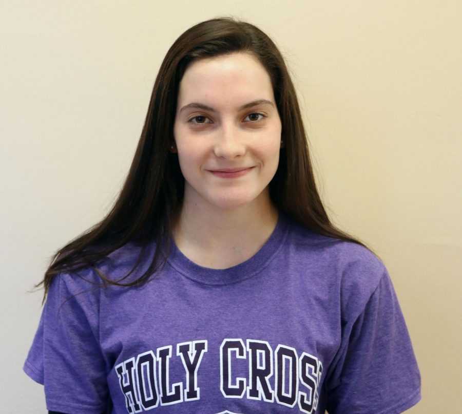 Holy la-Cross(e)! Junior Maria Comerford will be a Crusader.