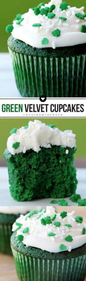 Green Velvet Cupcake Recipe
