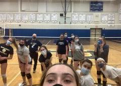 Varsity Volleyball Team in Quarantine