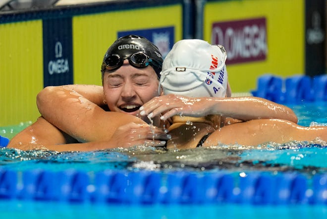 Kate Douglass earned a slot on the US Olympics Swim Team at the trials in Omaha Nebraska.