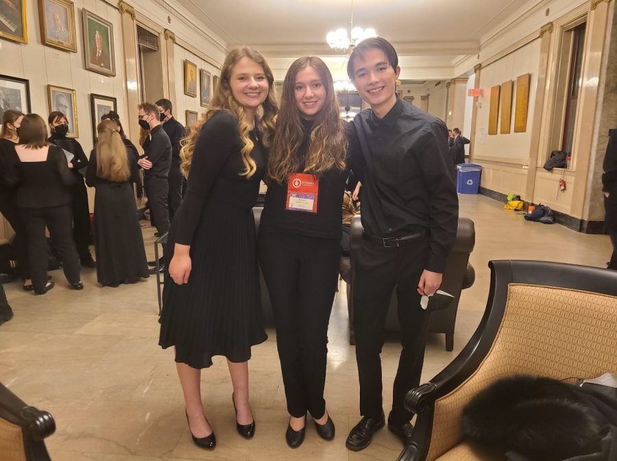 Three Perform at All State Chorus Concert