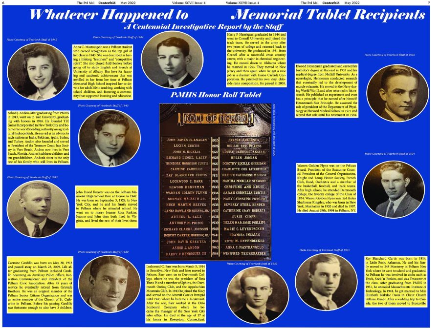 Centennial Report: Our First Memorial Tablet Winners